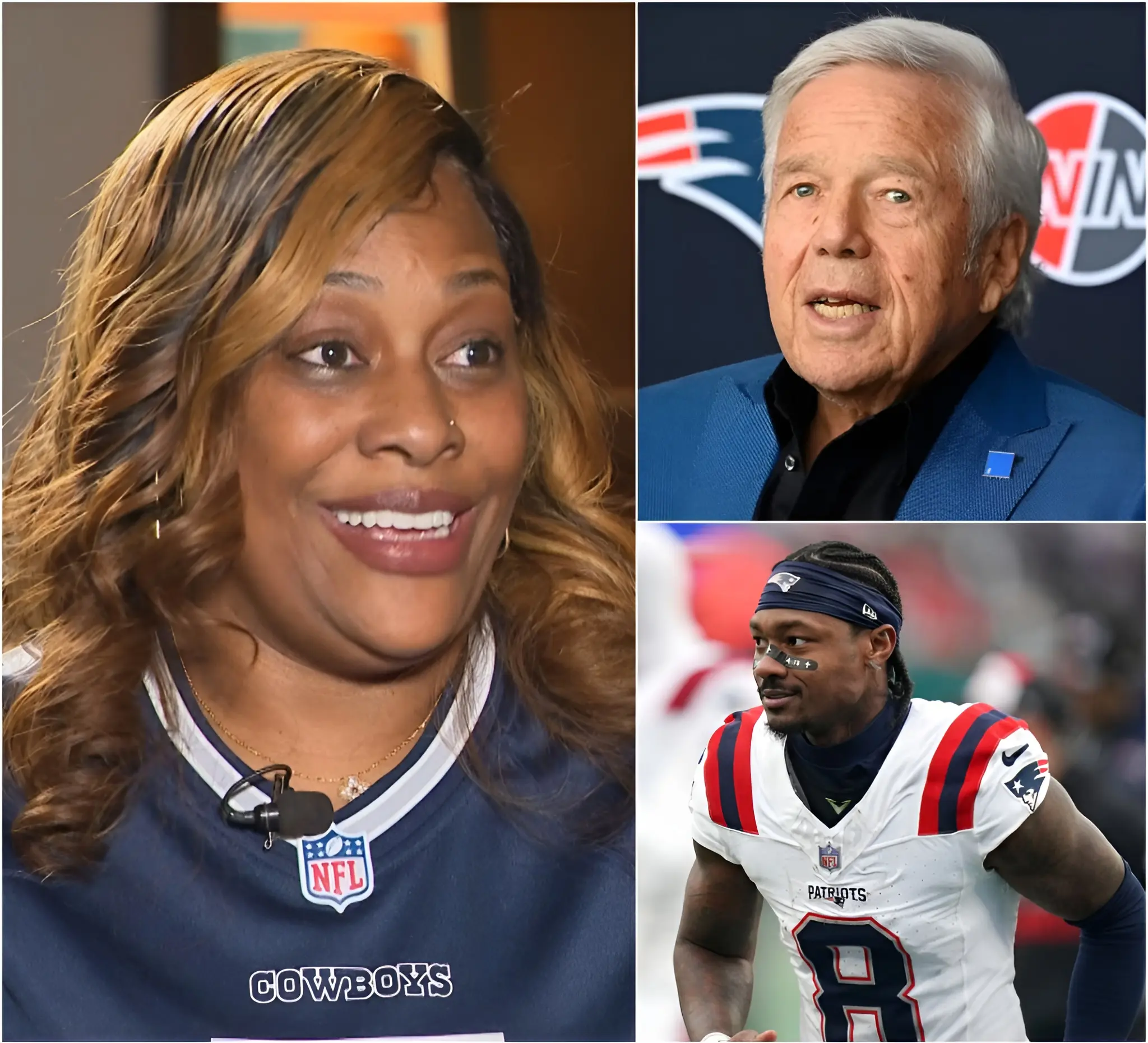 BREAKING NEWS: Stephanie Diggs accuses the New England Patriots of betraying Stefon Diggs after his abrupt departure from the team after just one season, claiming the team “used and then discarded” him. Owner Robert Kraft responds, sparking a fierce controversy during the NFL season